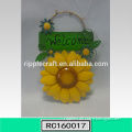 Completely New Art Craft Metal Flower with Welcome Sign